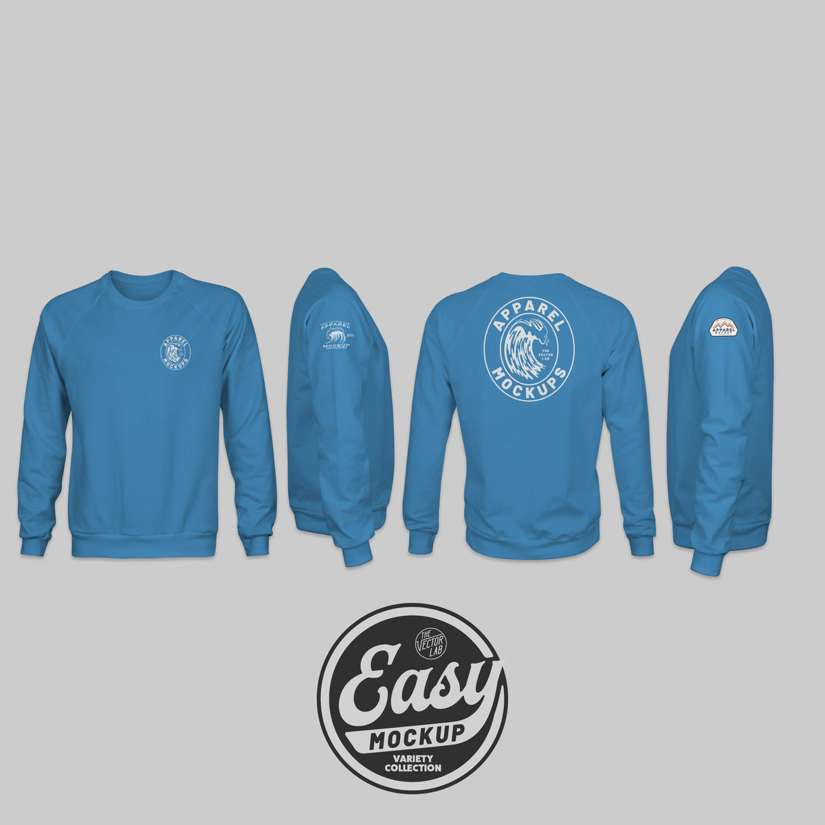 Easy Mockup - Sweatshirt Apparel Templates