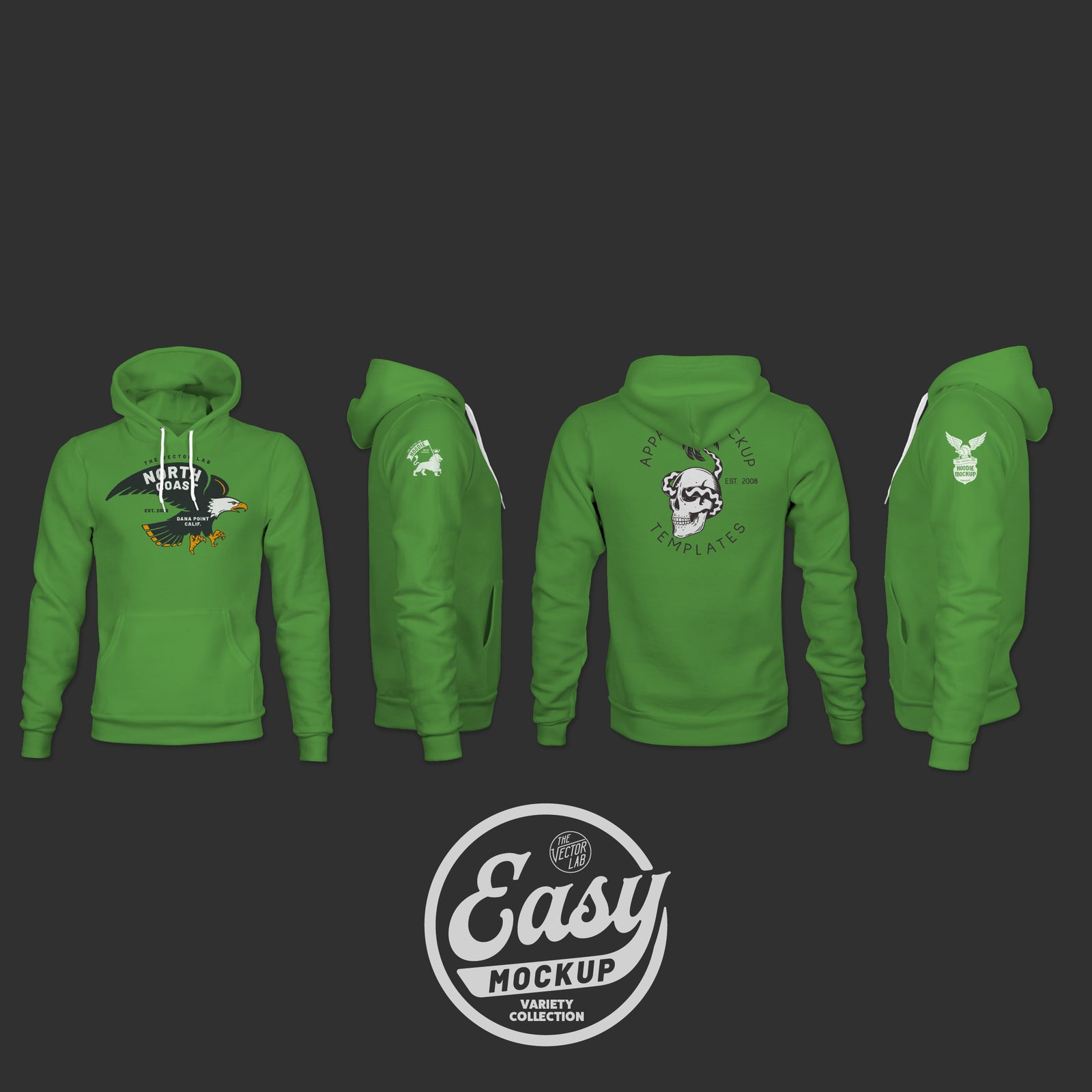 Easy Mockup - Hoodie Apparel Templates