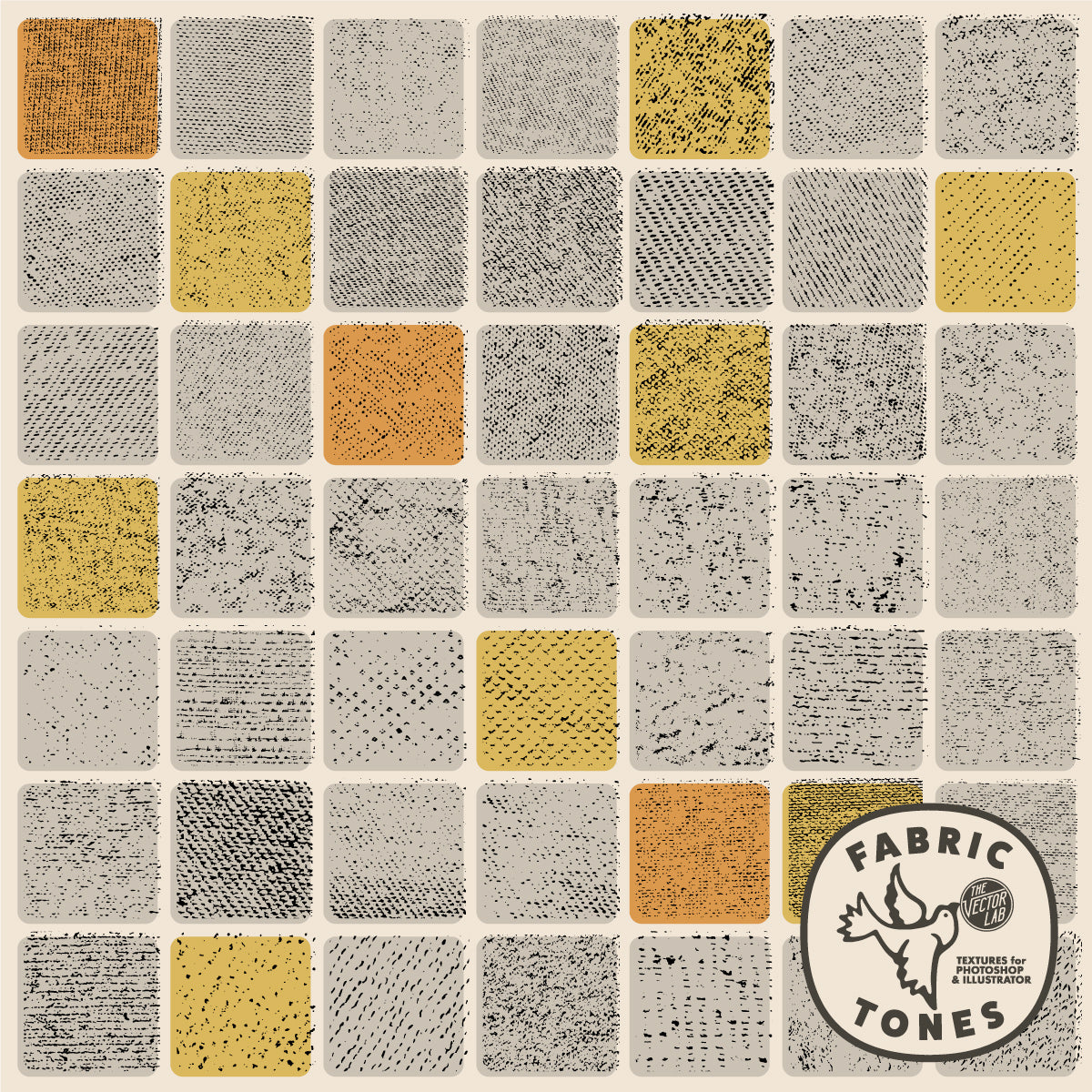 Fabric Tones Textures for Photoshop and Illustrator