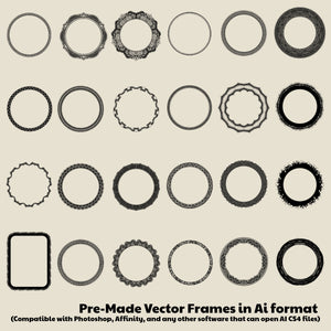 Flex Border Line Example Flex Frames - TheVectorLab