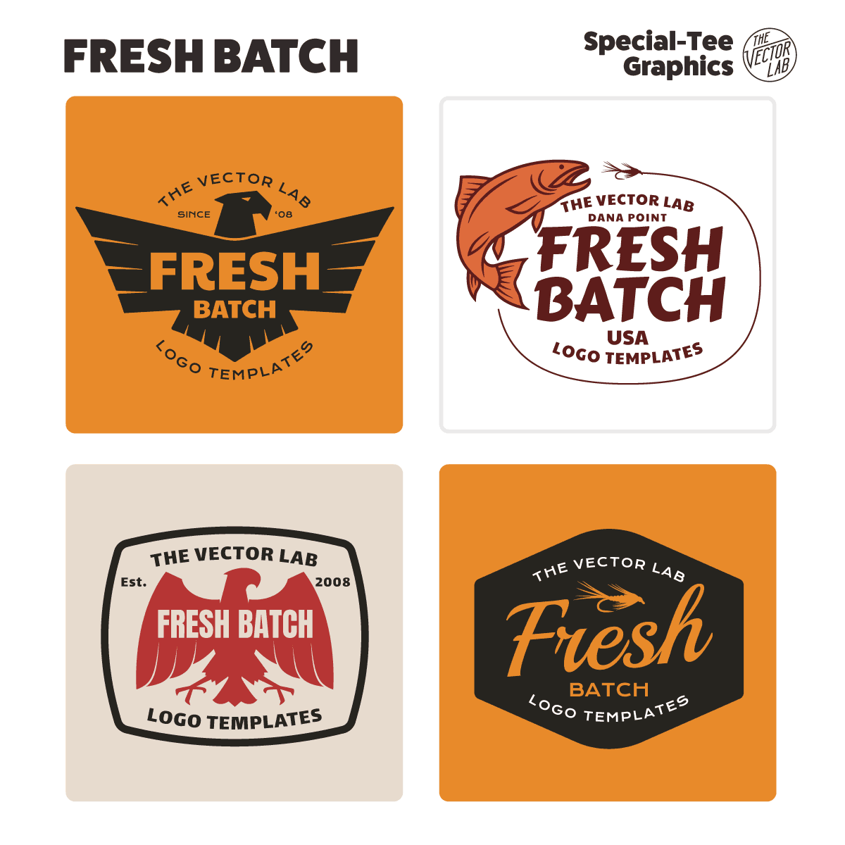 Fresh Batch Graphic Logo Templates