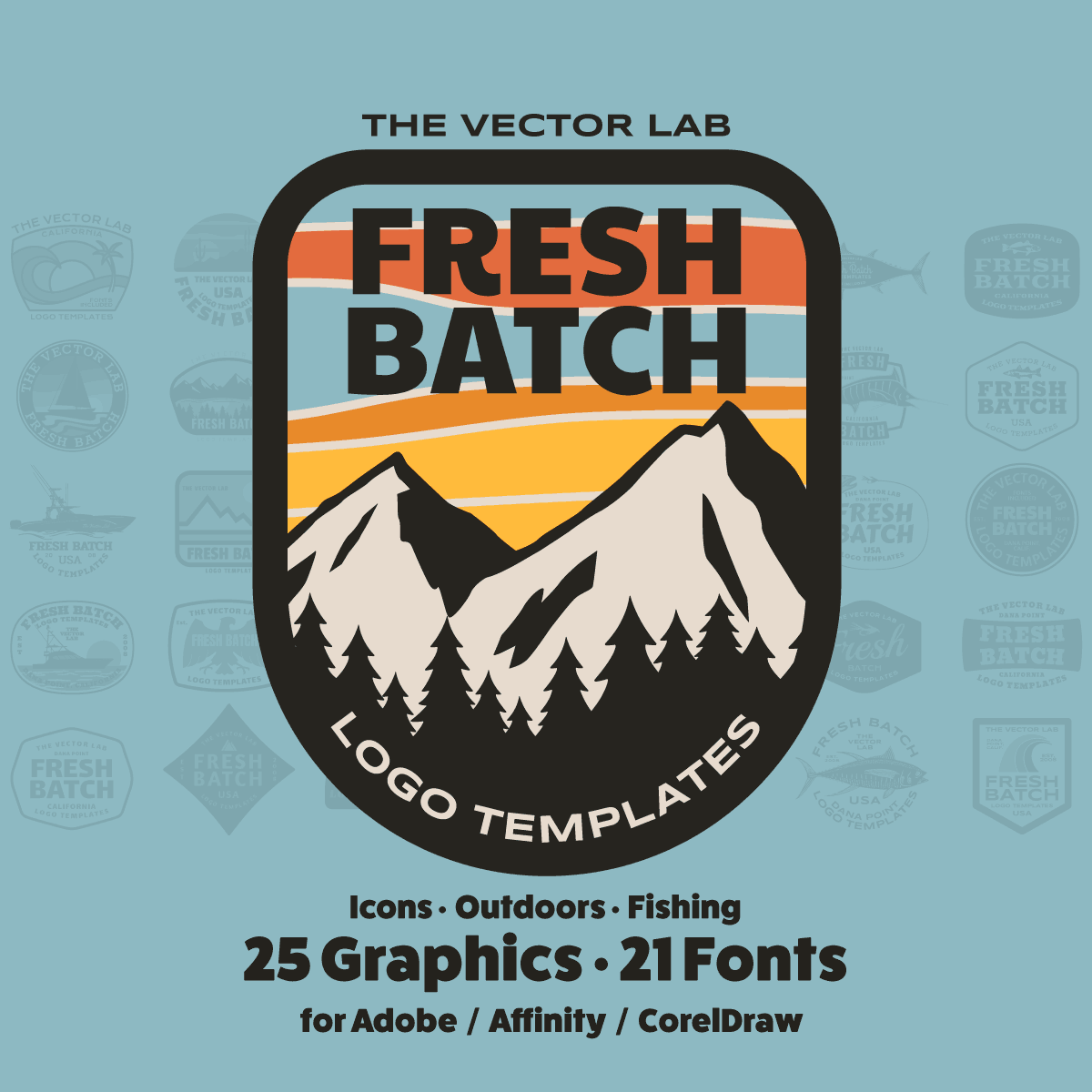 Fresh Batch Graphic Logo Templates