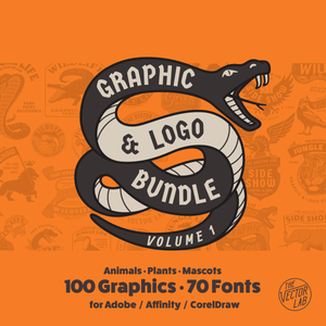 Graphic & Logo Bundle Vol 1 - For Adobe, Affinity, CorelDraw