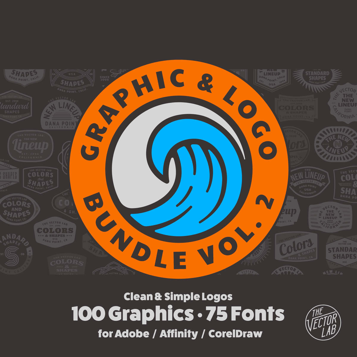 Graphic &amp; Logo Bundle Vol 2 - For Adobe, Affinity, CorelDraw
