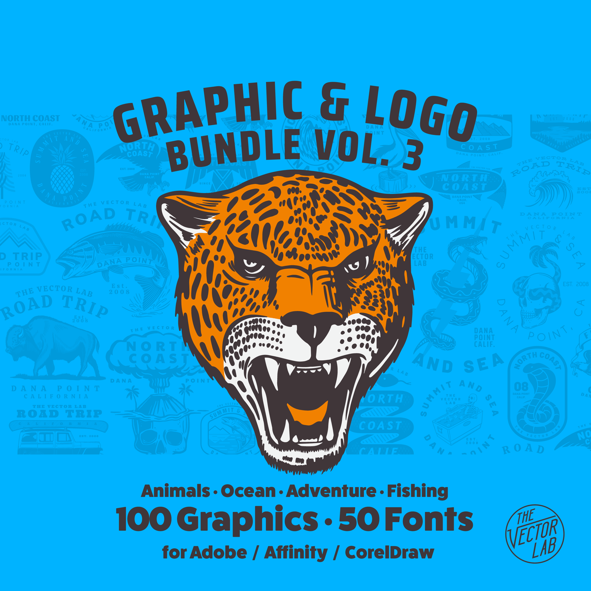 Graphic &amp; Logo Bundle Vol 3 - For Adobe, Affinity, CorelDraw