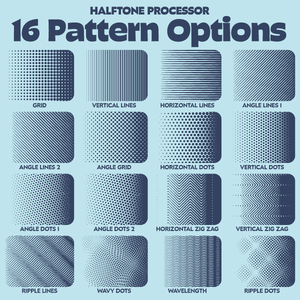 Halftone Processor for Photoshop and Affinity