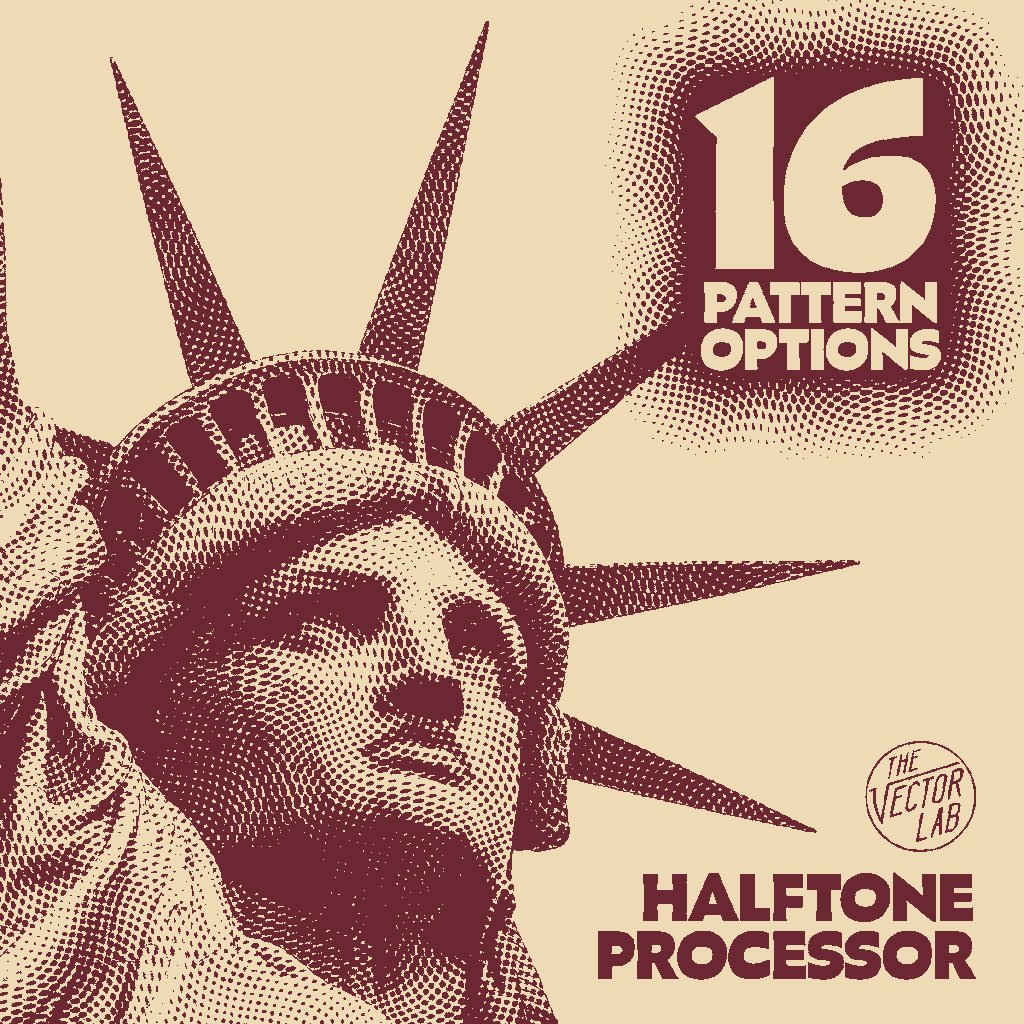 Halftone Processor for Photoshop and Affinity