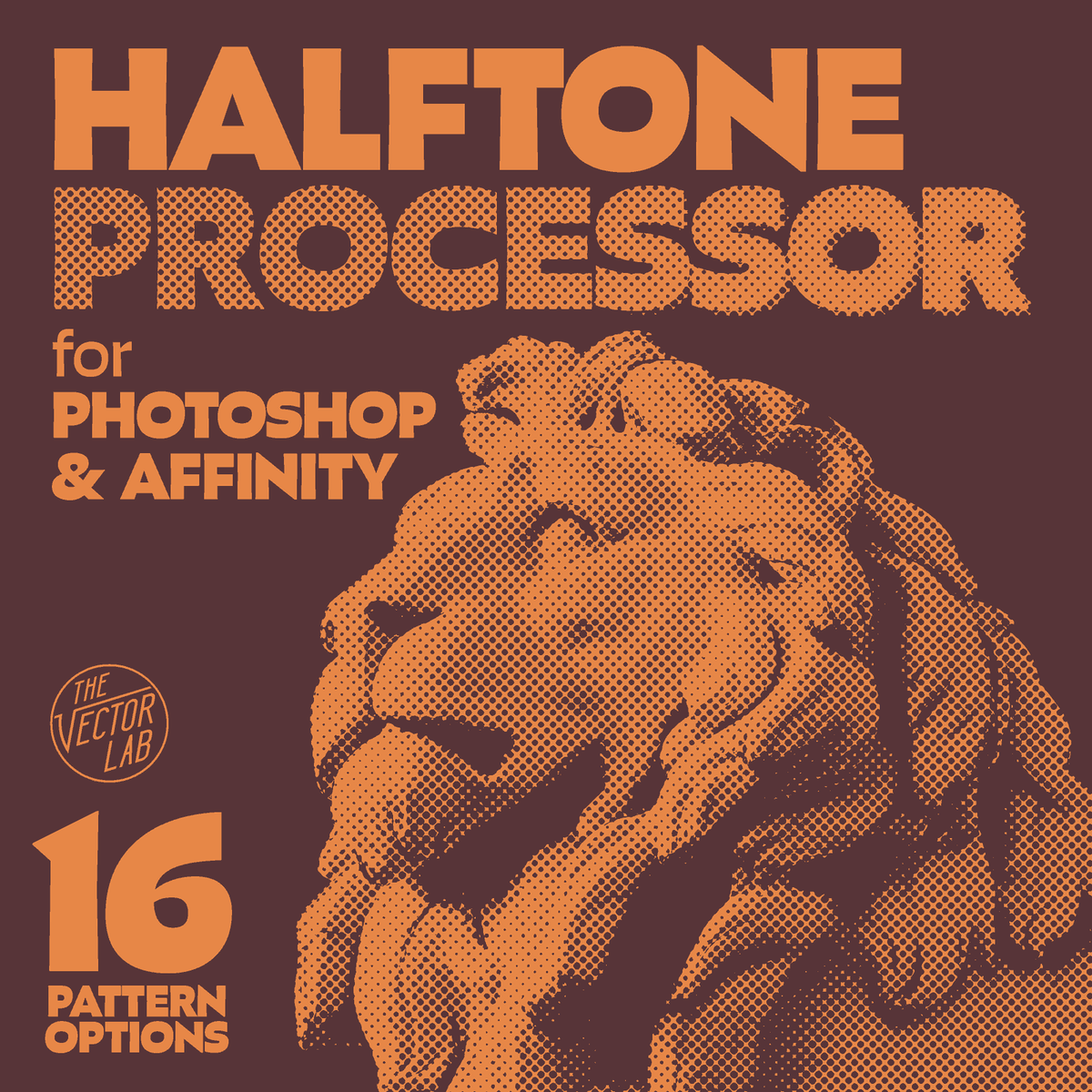 Halftone Processor for Photoshop and Affinity