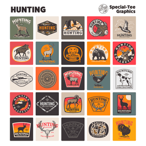 Hunting graphic and logo templates for Adobe Affinity Corel