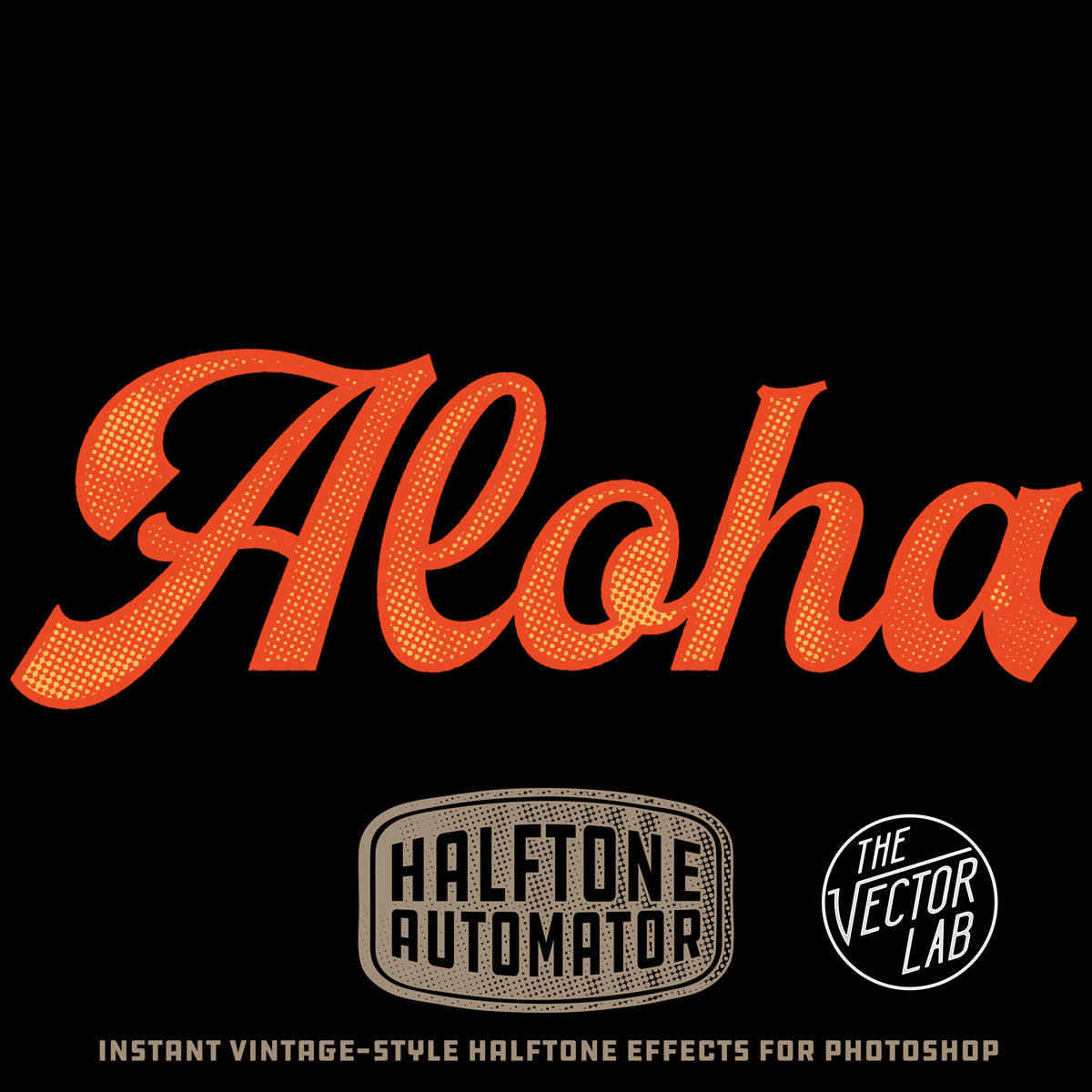 Halftone Automator - Instant Vintage-Style Effects for Photoshop