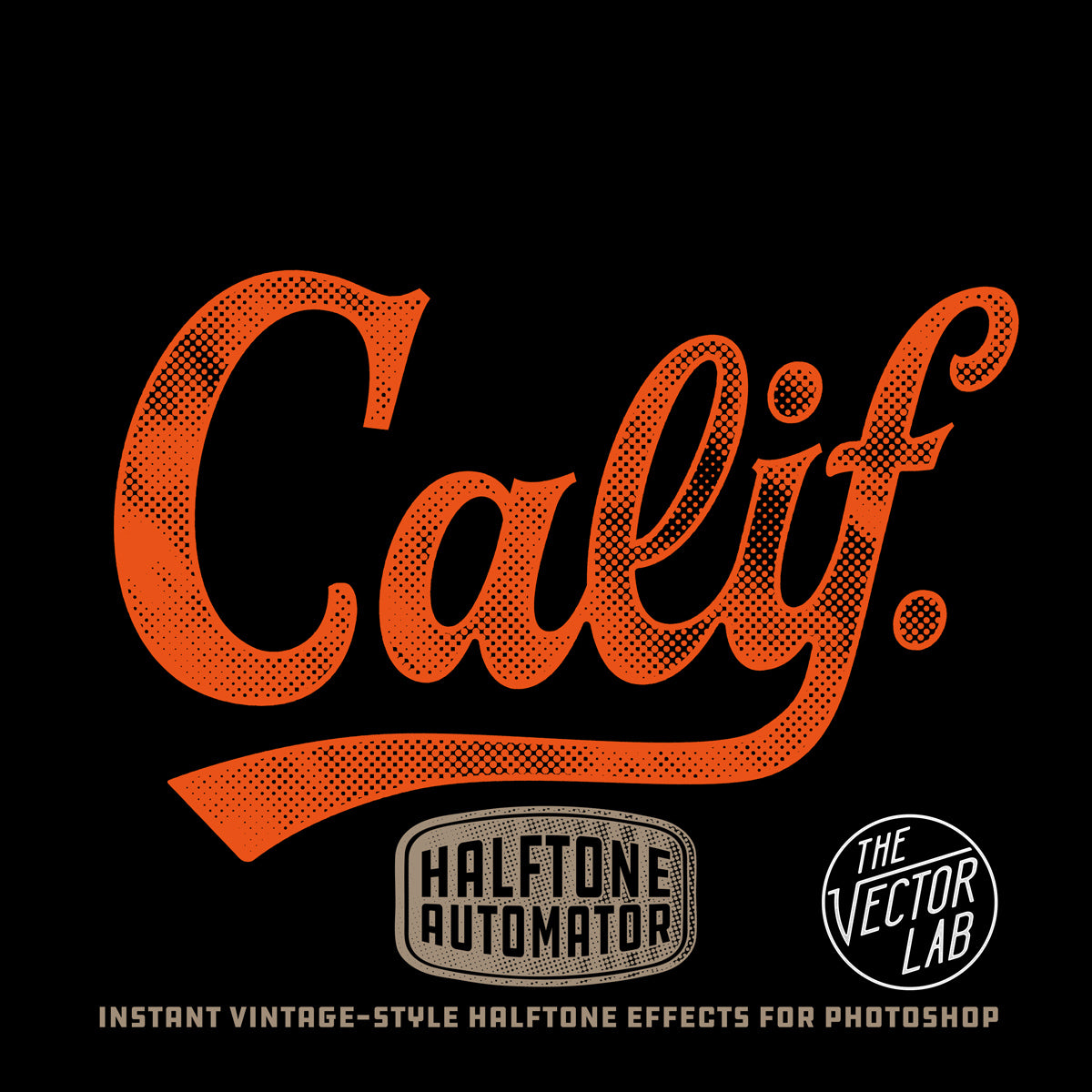 Halftone Automator - Instant Vintage-Style Effects for Photoshop