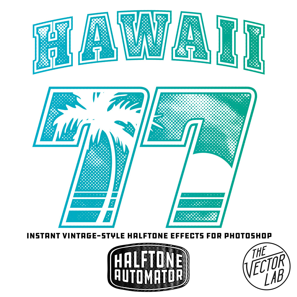 Halftone Automator - Instant Vintage-Style Effects for Photoshop