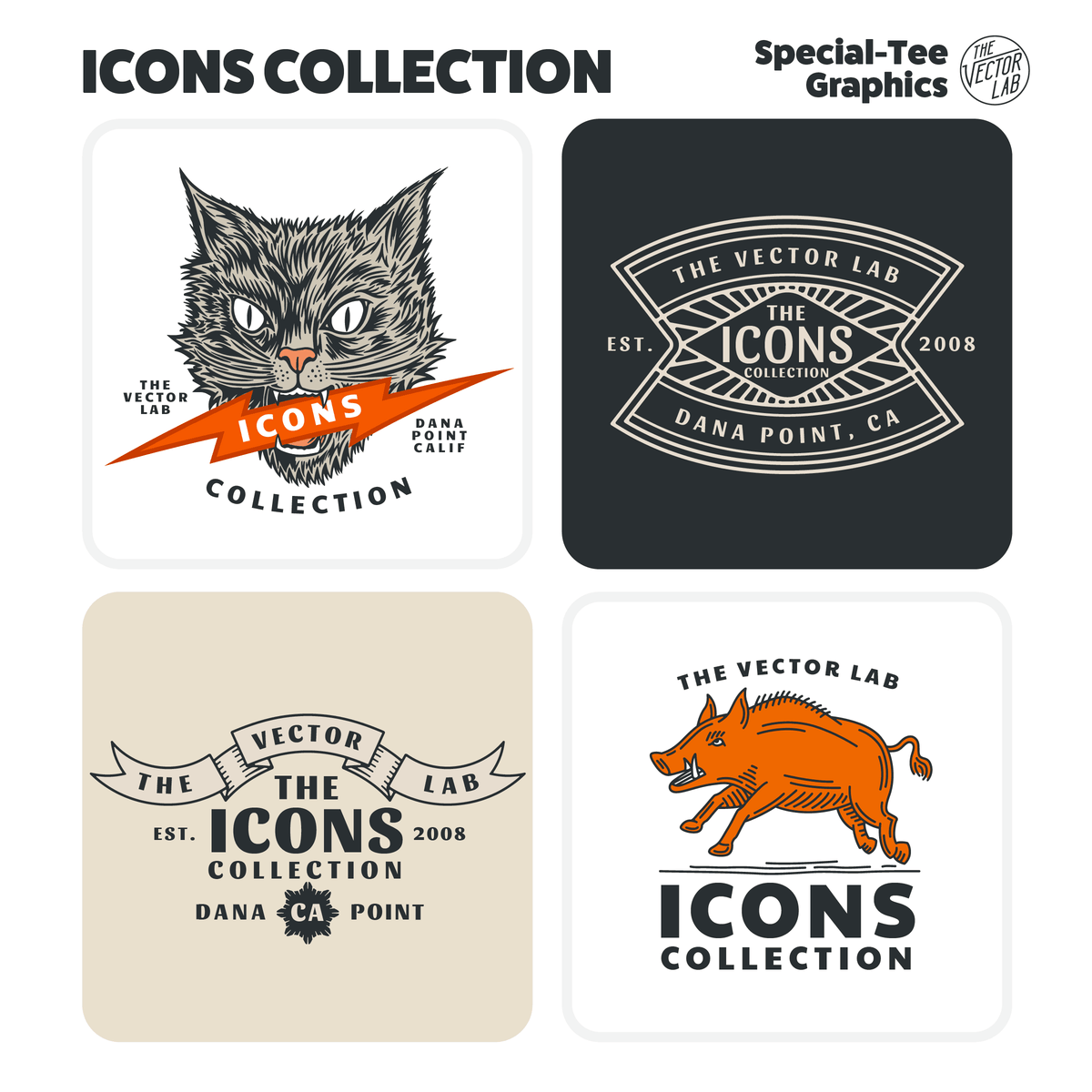 Icons Graphic & Logo Templates for Adobe, Affinity, and CorelDraw