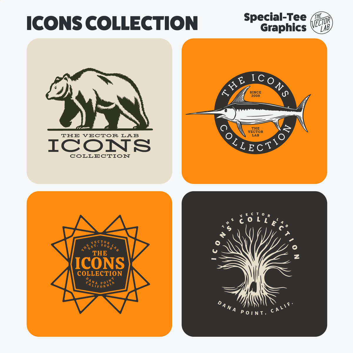 Icons Graphic & Logo Templates for Adobe, Affinity, and CorelDraw