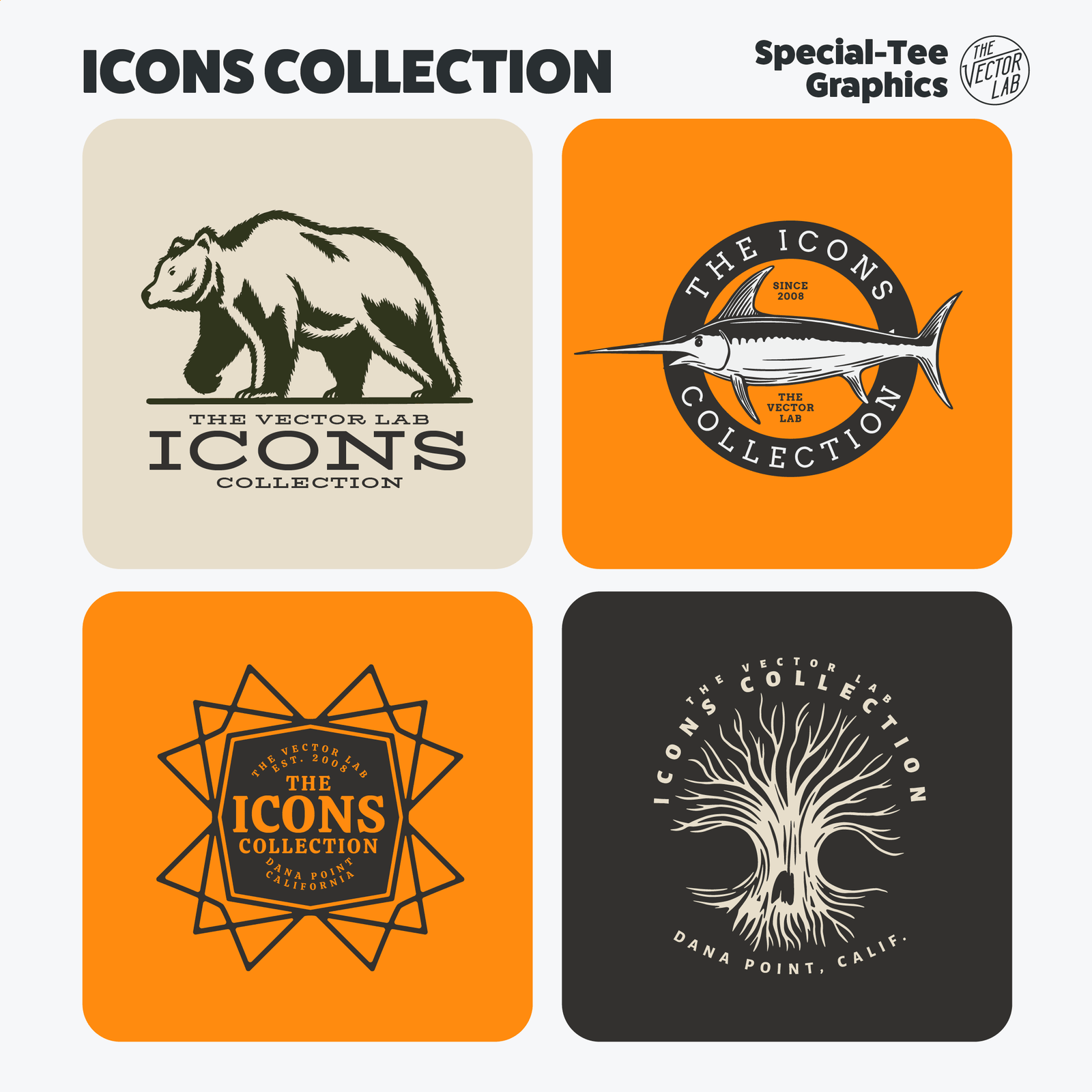 Icons Graphic & Logo Templates for Adobe, Affinity, and CorelDraw