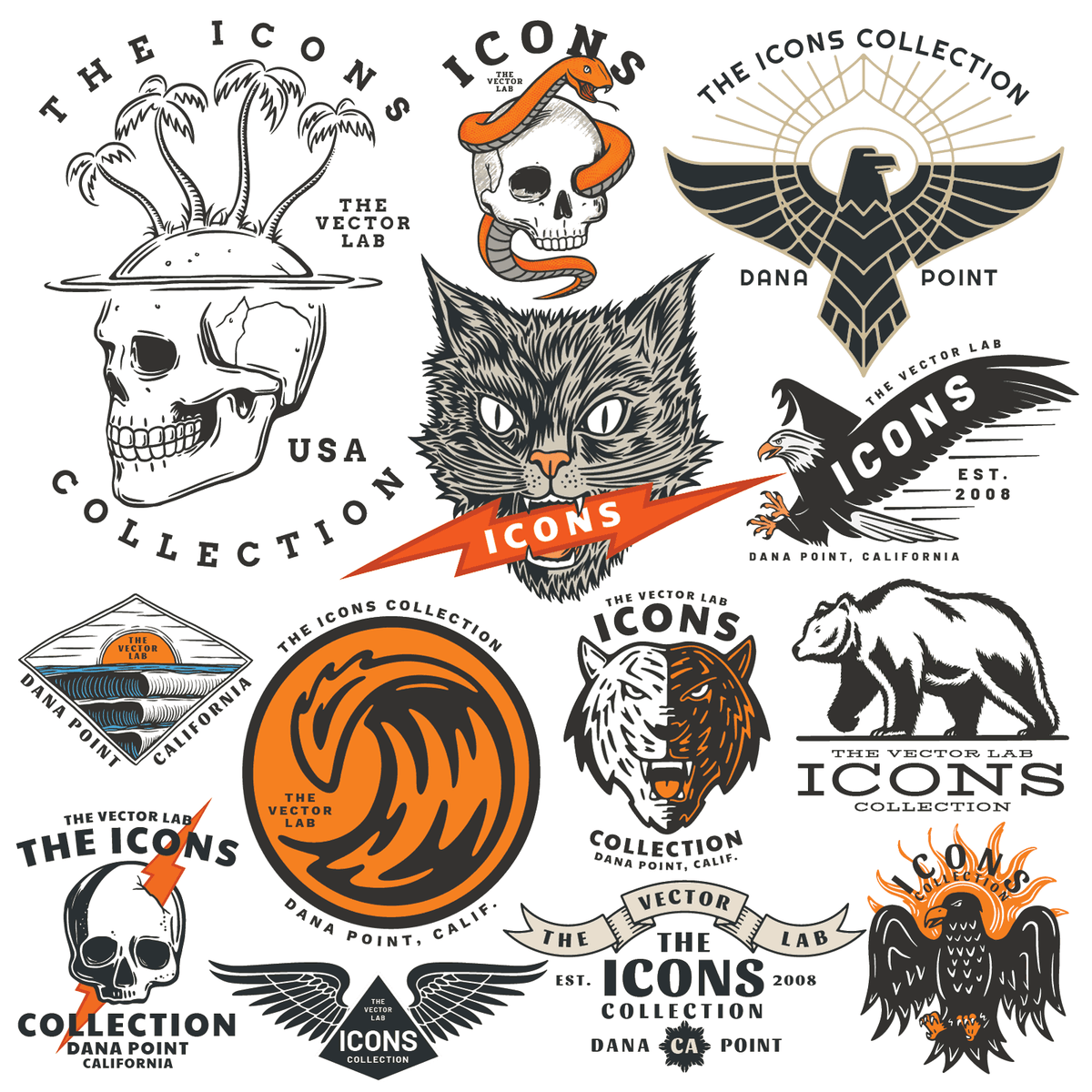 Icons Graphic & Logo Templates for Adobe, Affinity, and CorelDraw