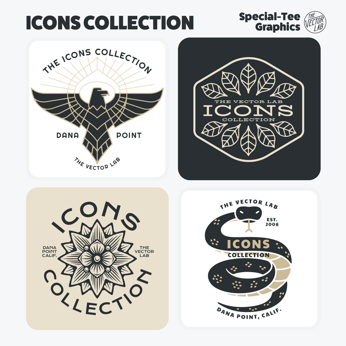 Icons Graphic & Logo Templates for Adobe, Affinity, and CorelDraw
