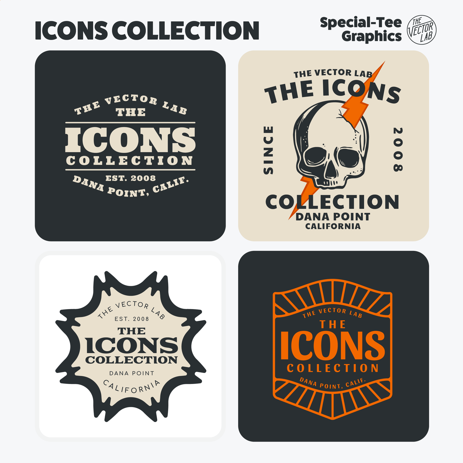 Icons Graphic & Logo Templates for Adobe, Affinity, and CorelDraw