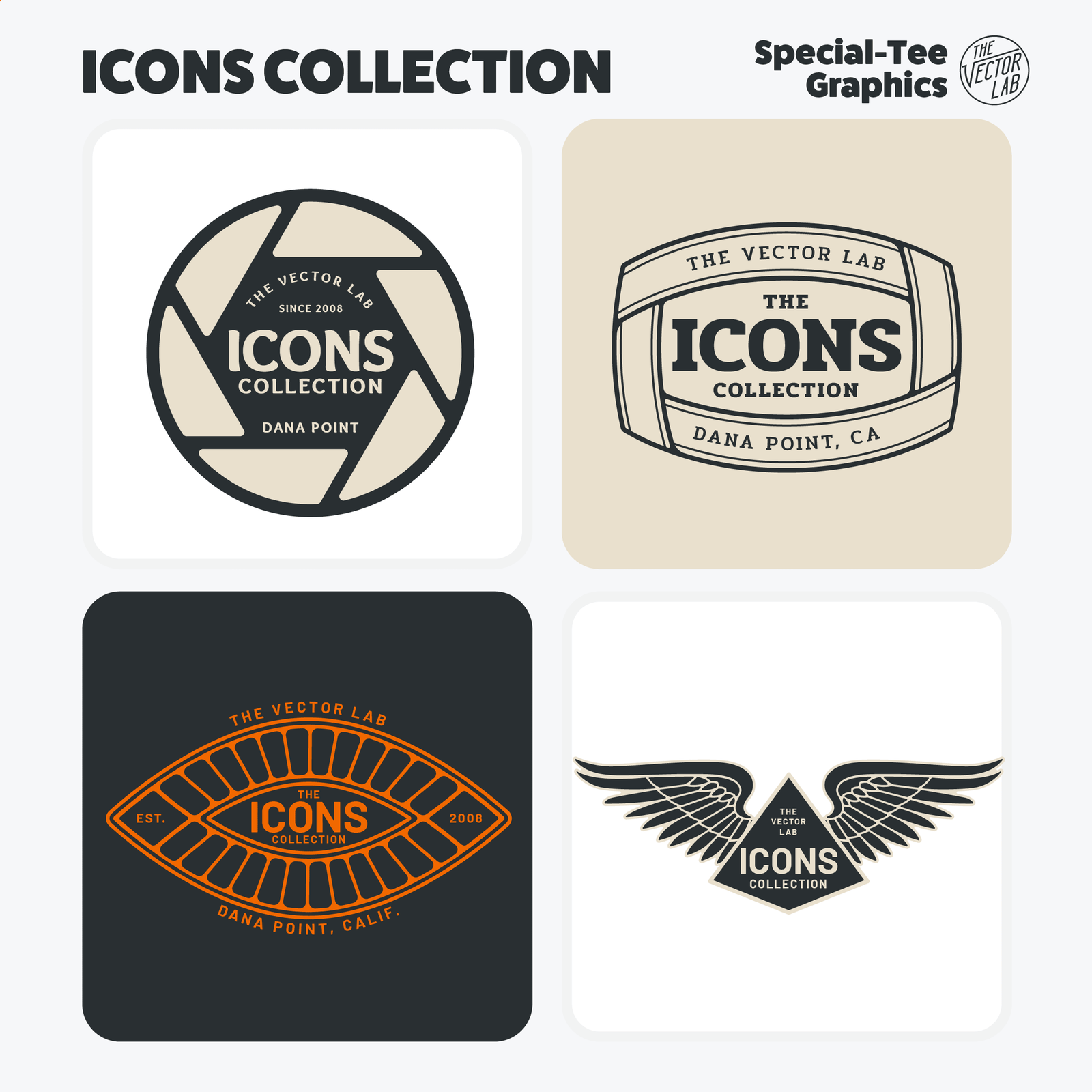 Icons Graphic & Logo Templates for Adobe, Affinity, and CorelDraw