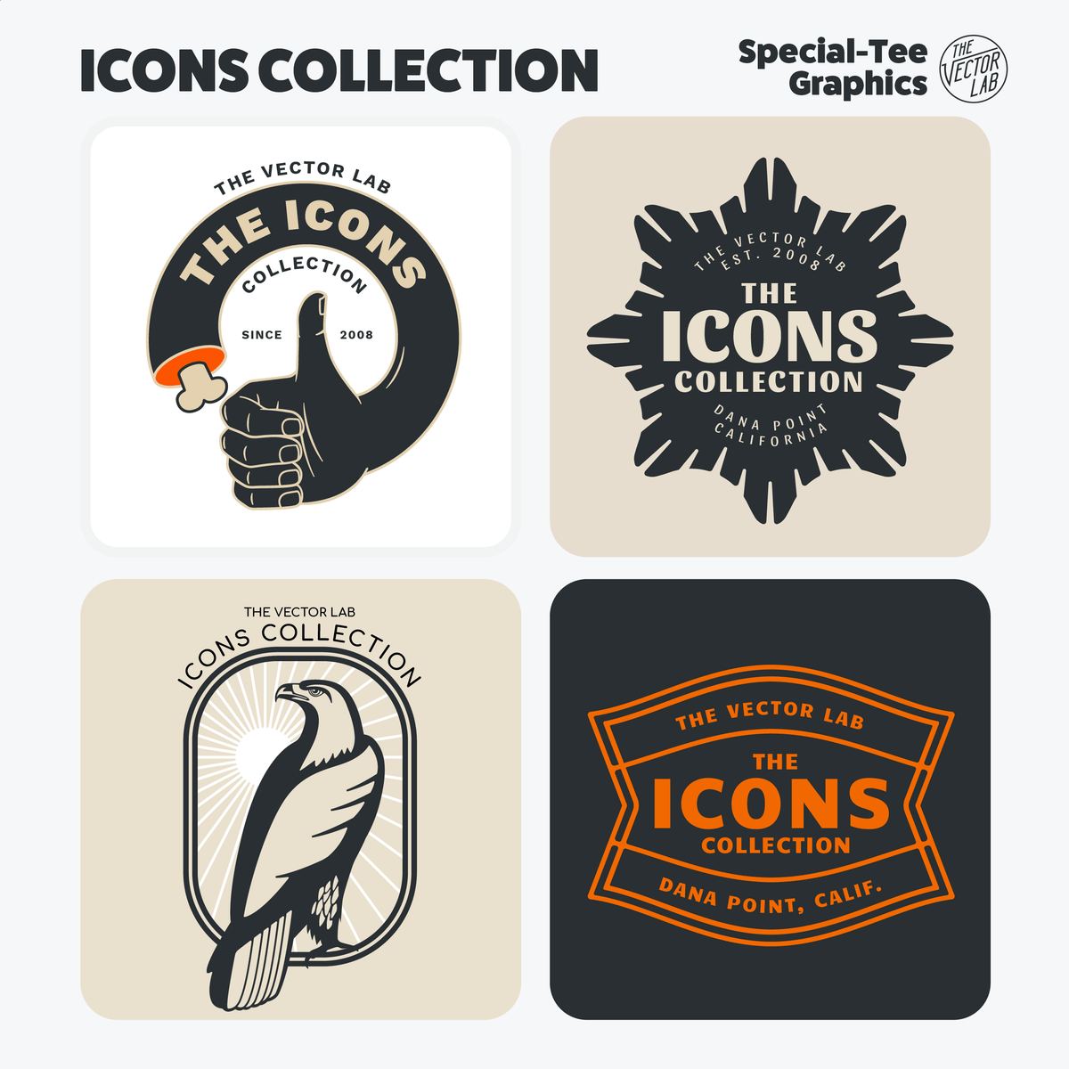 Icons Graphic & Logo Templates for Adobe, Affinity, and CorelDraw
