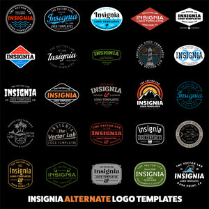 Insignia Alternate Logo Templates - Logo Design Master Collection