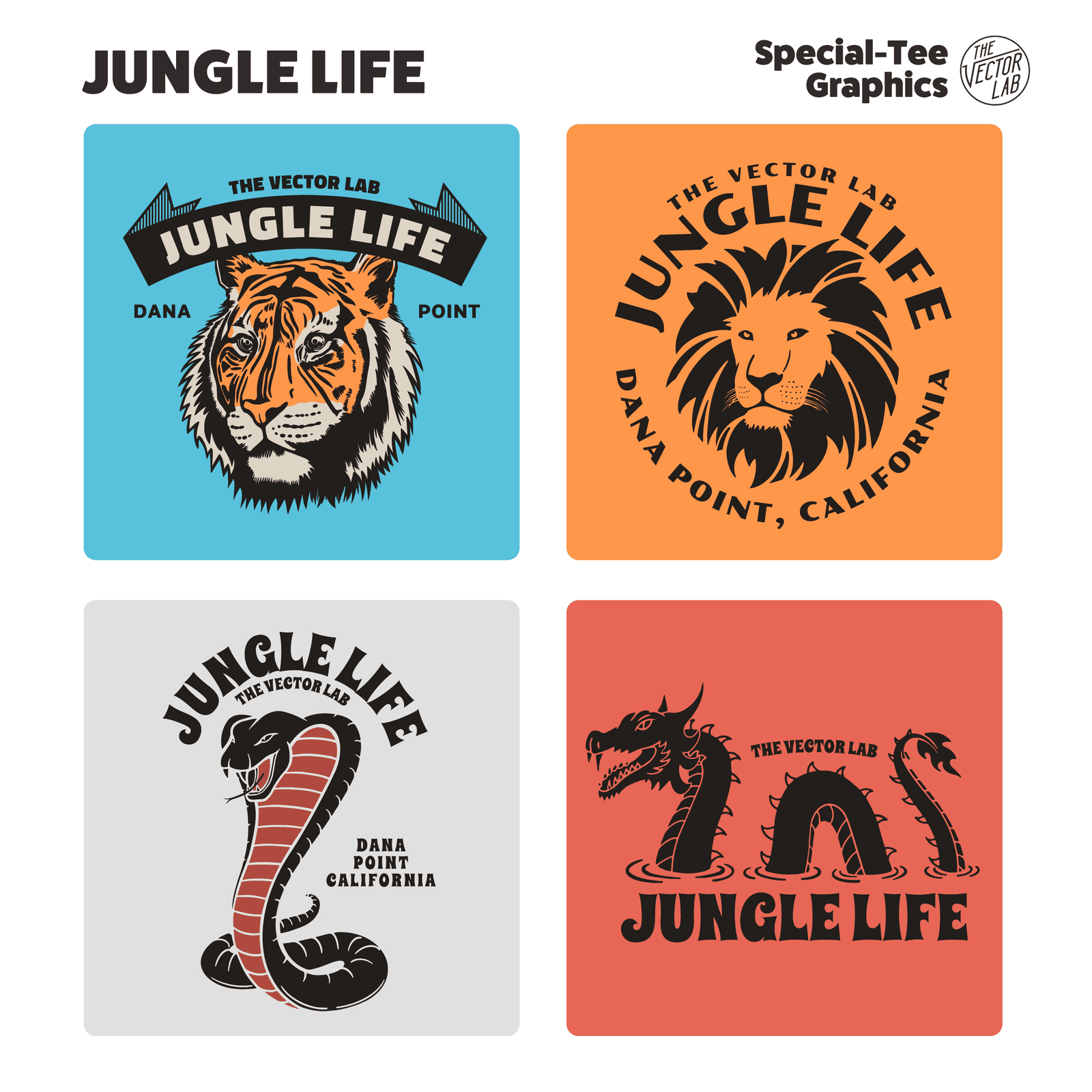 Jungle Life Graphic Logo Templates