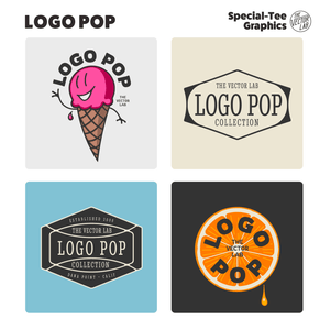 Logo Pop - Icon graphics for t-shirts and hats