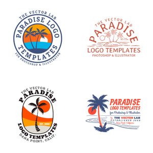 Paradise Logo Templates - Logo Design Master Collection