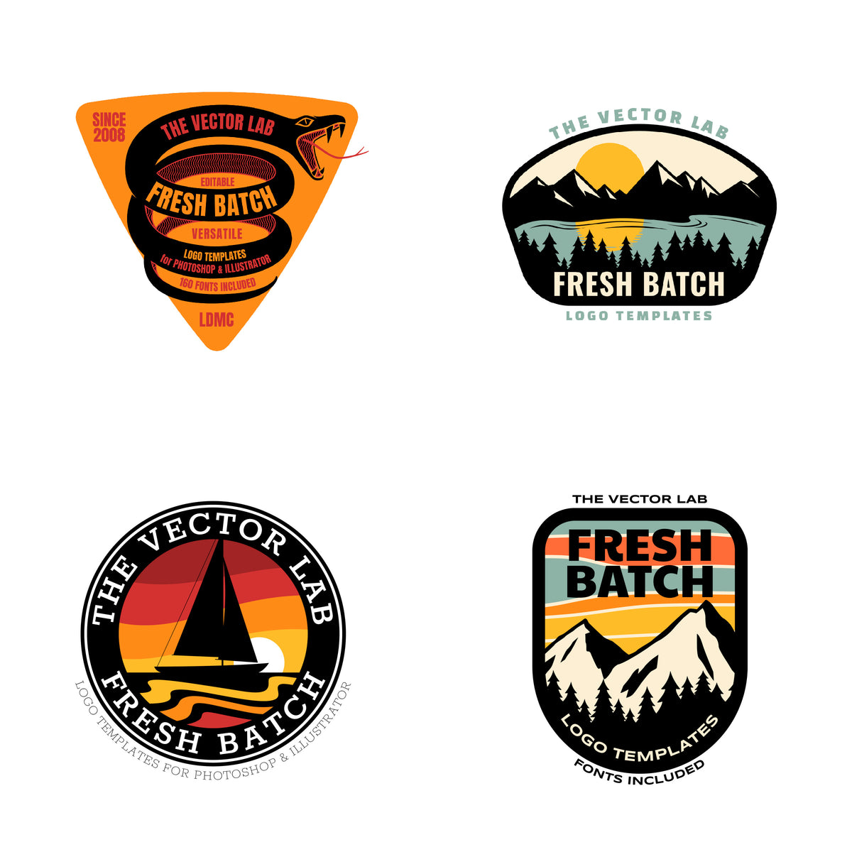 Logo Design Master Collection - Fresh Batch Logo Templates