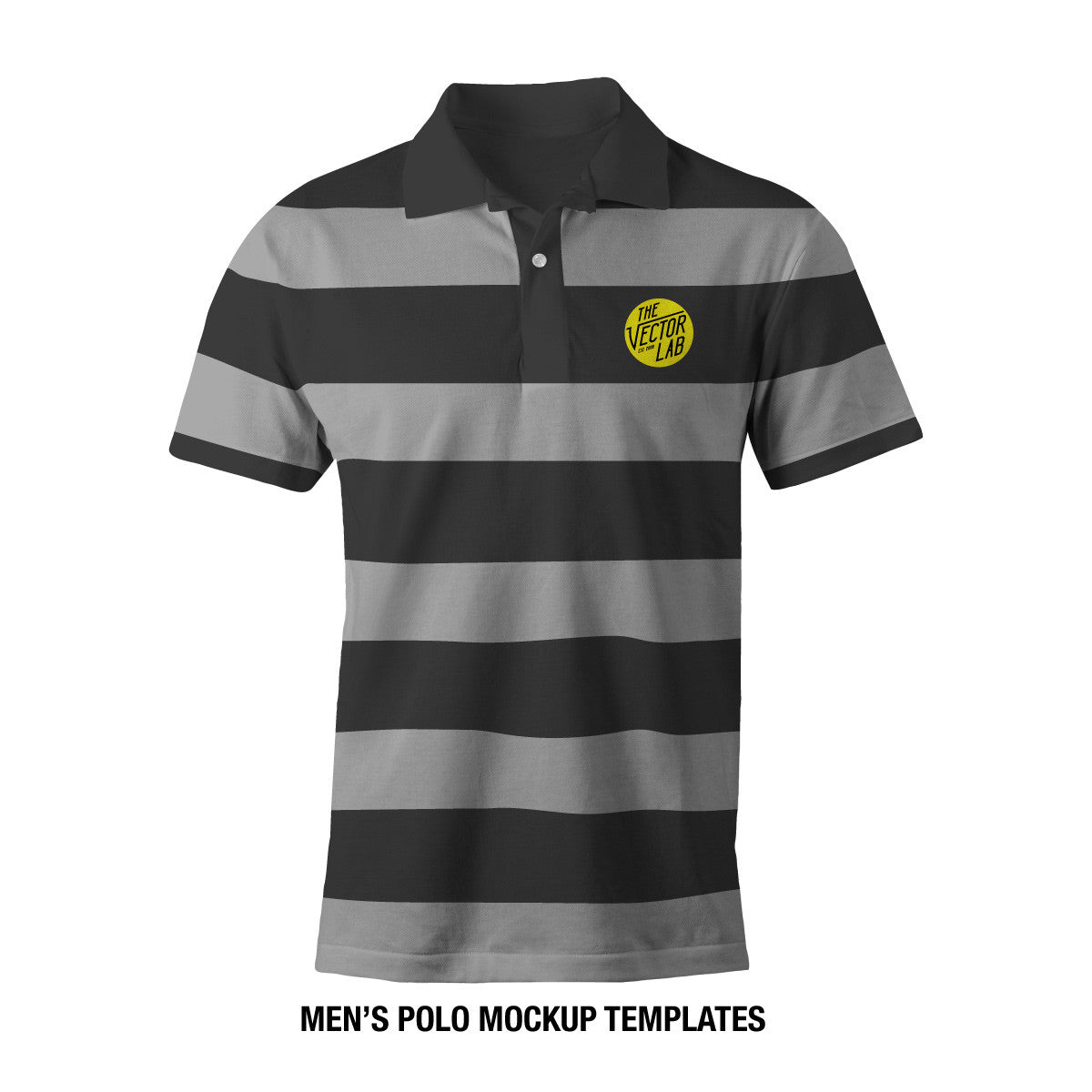 Men's Polo Mockup Templates - Photoshop PSD and Adobe Illustrator