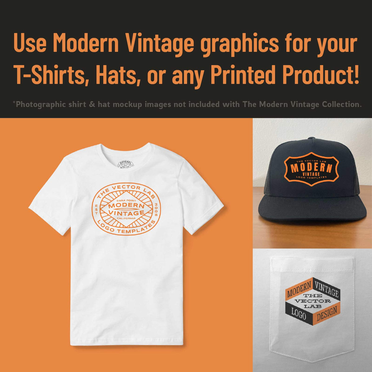 Modern Vintage Graphic Logo Templates