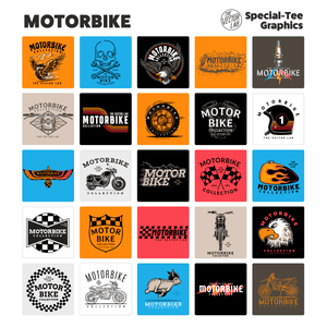 Motorbike graphic logo templates