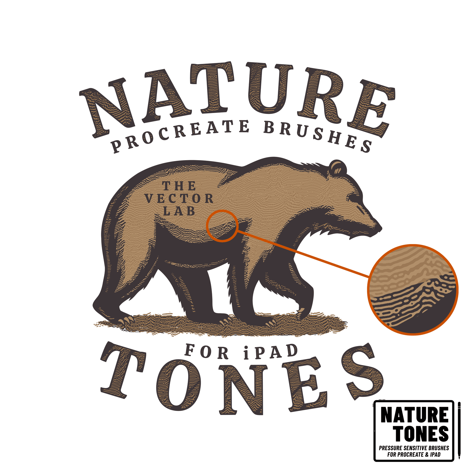 Nature Tones Brushes for Procreate iPad