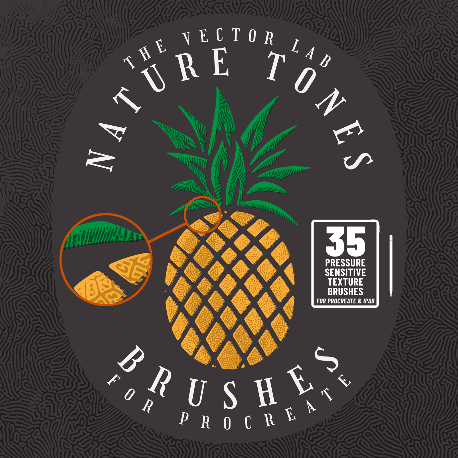 Nature Tones Brushes for Procreate iPad