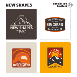 New Shapes Graphic Logo Templates for Adobe Affinity CorelDraw