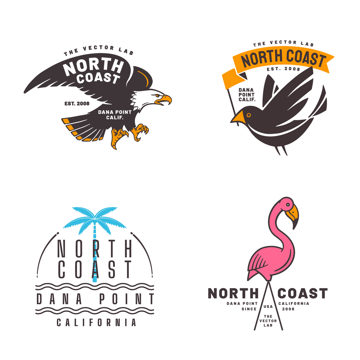 NORTH-COAST-T-SHIRT-ILLUSTRATOR-PHOTOSHOP