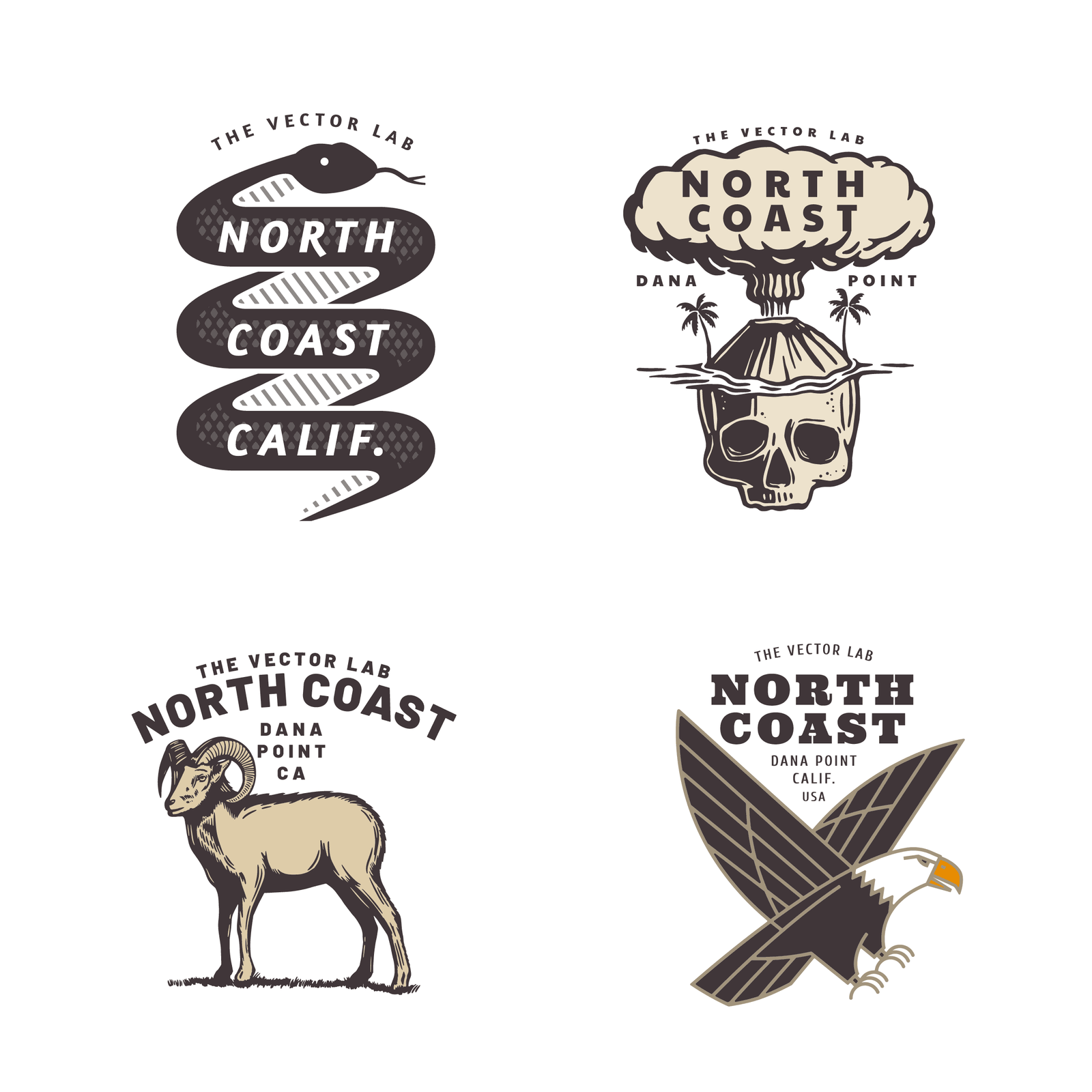NORTH-COAST-T-SHIRT-ILLUSTRATOR-PHOTOSHOP