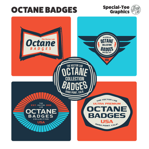 Octane Badges - Motorcycle and Auto Inspired