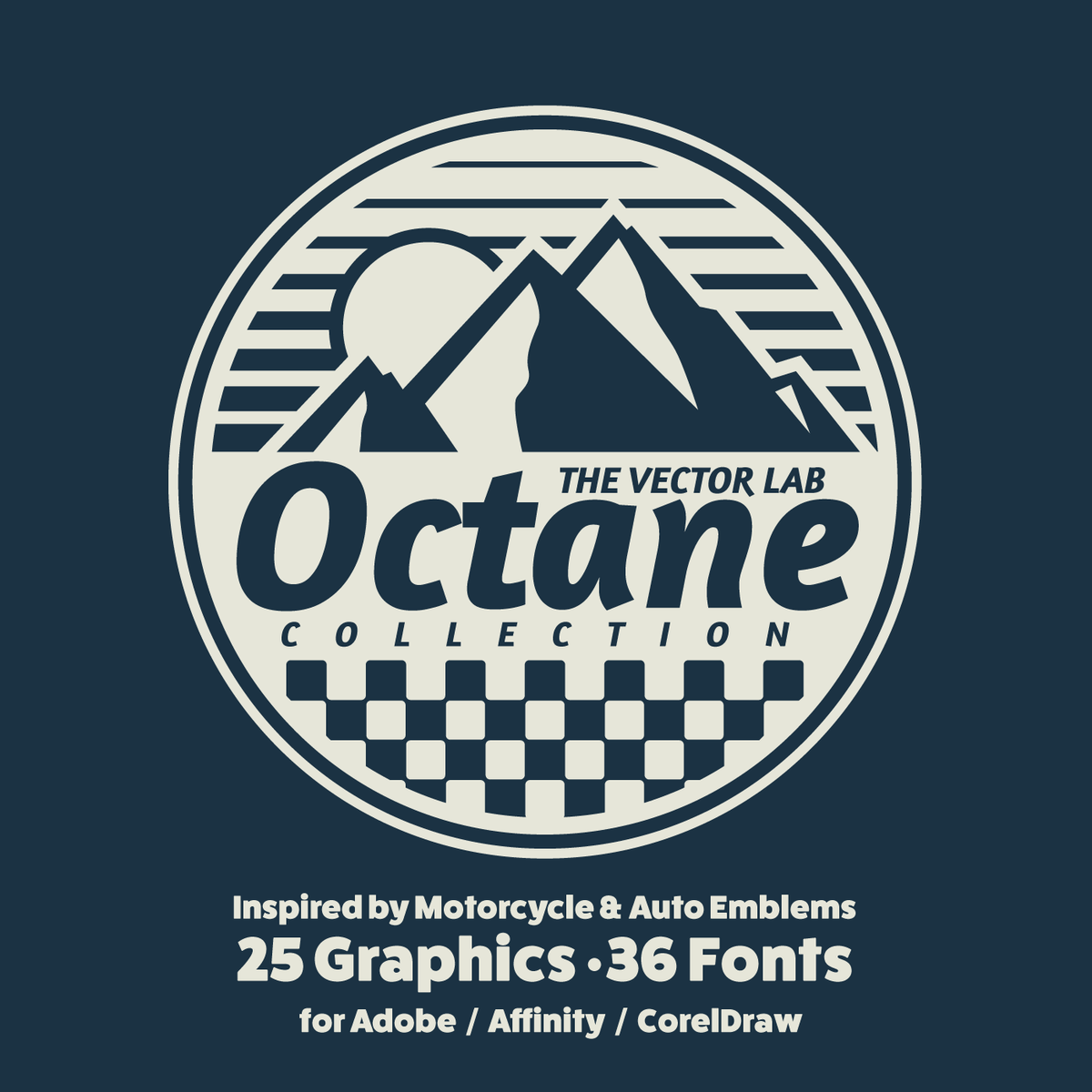 Octane Badges - Motorcycle and Auto Inspired