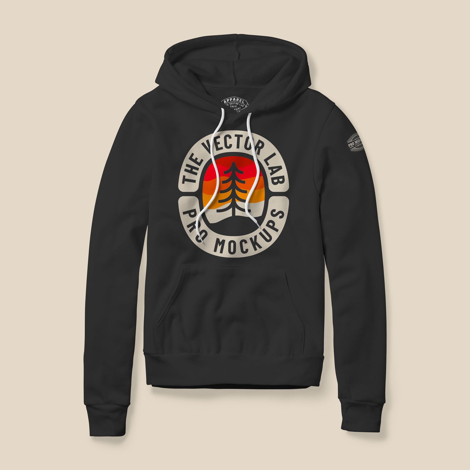 Flat Lay Pro Pullover Hoodie Mockups