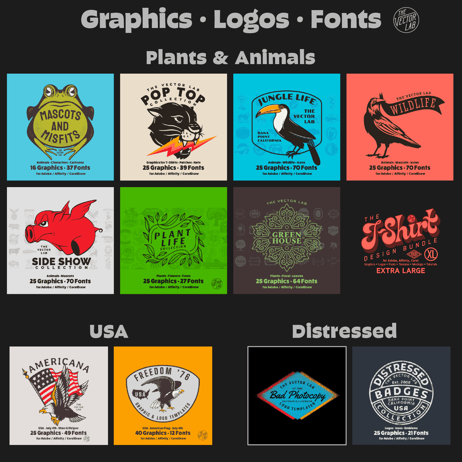 T-Shirt Design Bundle (XL)