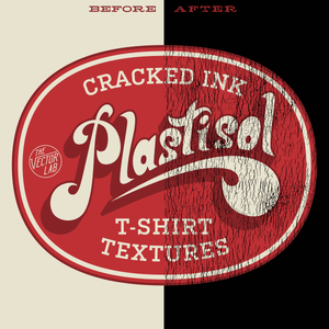 Plastisol Cracked T-Shirt Ink Textures