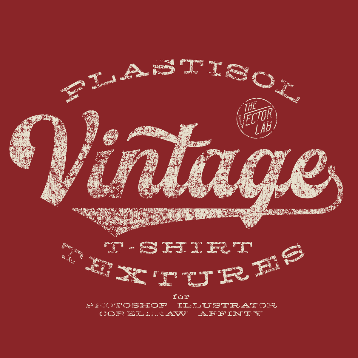 Plastisol Cracked T-Shirt Ink Textures