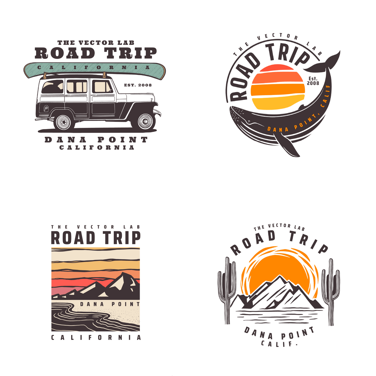 ROAD-TRIP-T-SHIRT-ILLUSTRATOR-PHOTOSHOP