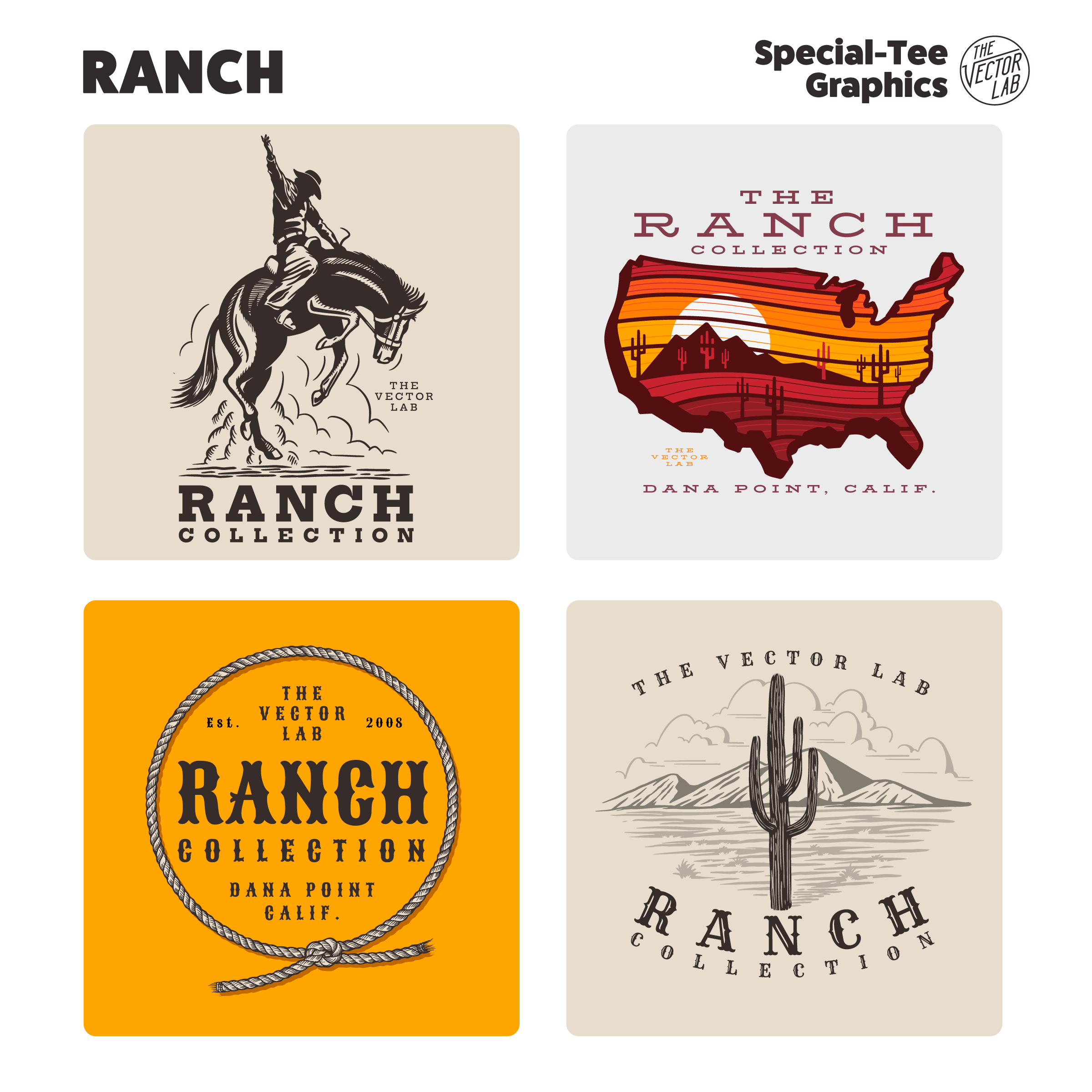 Rustic Ranch Graphic Design Menu