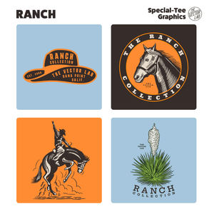 Ranch Collection of Graphic & Logo Templates for Adobe Affinity CorelDraw