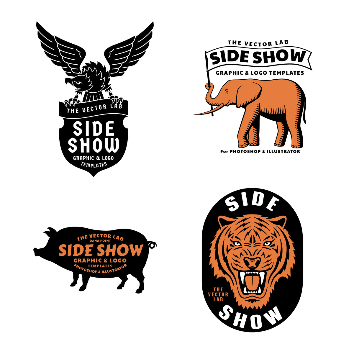 Graphic & Logo Bundle Vol 1 - Side Show
