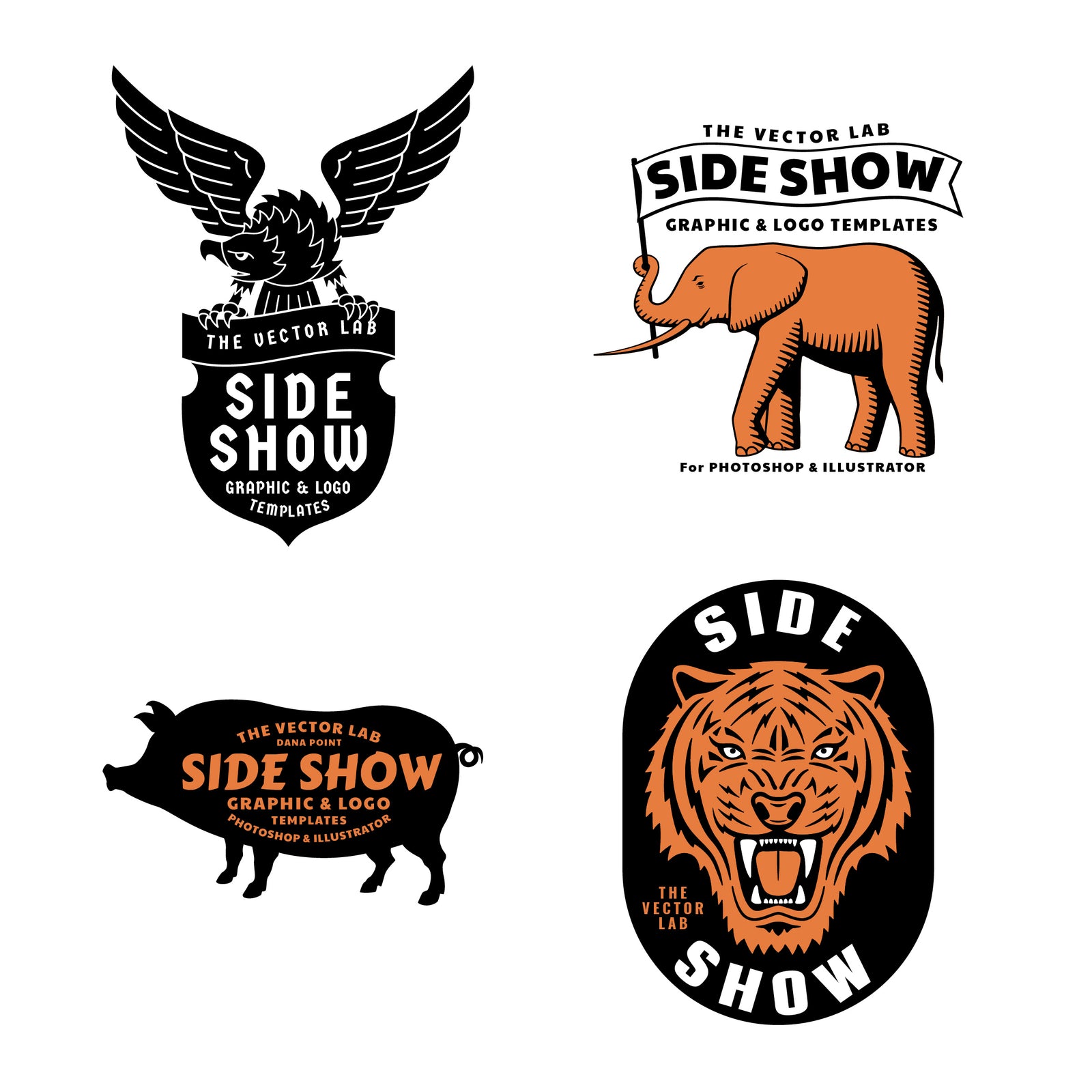 Graphic & Logo Bundle Vol 1 - Side Show