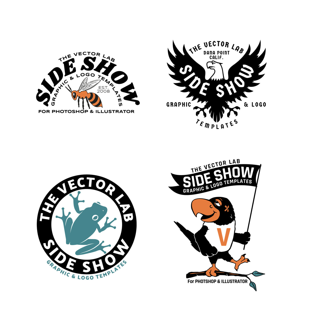 Graphic & Logo Bundle Vol 1 - Side Show