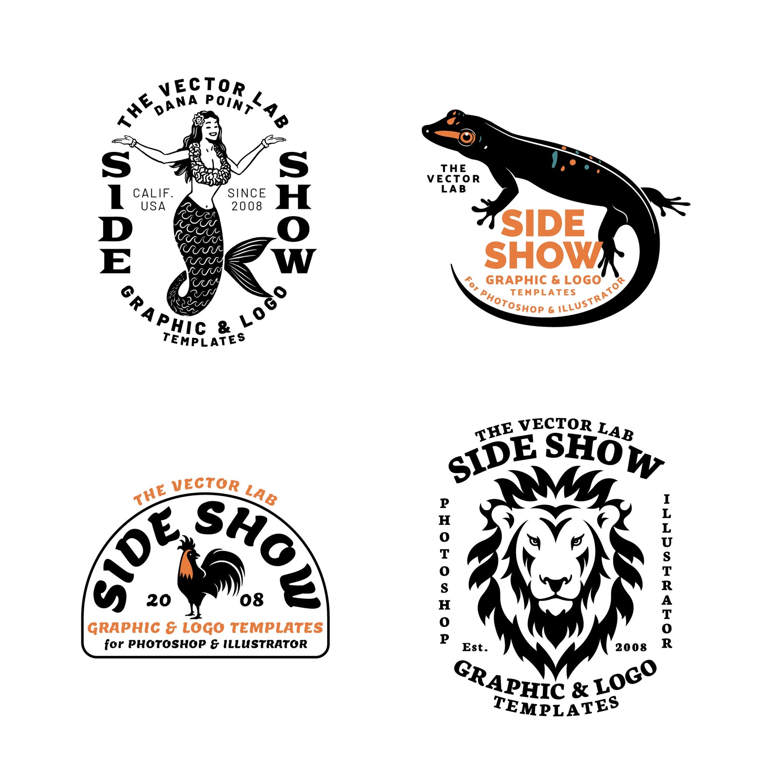 Graphic & Logo Bundle Vol 1 - Side Show